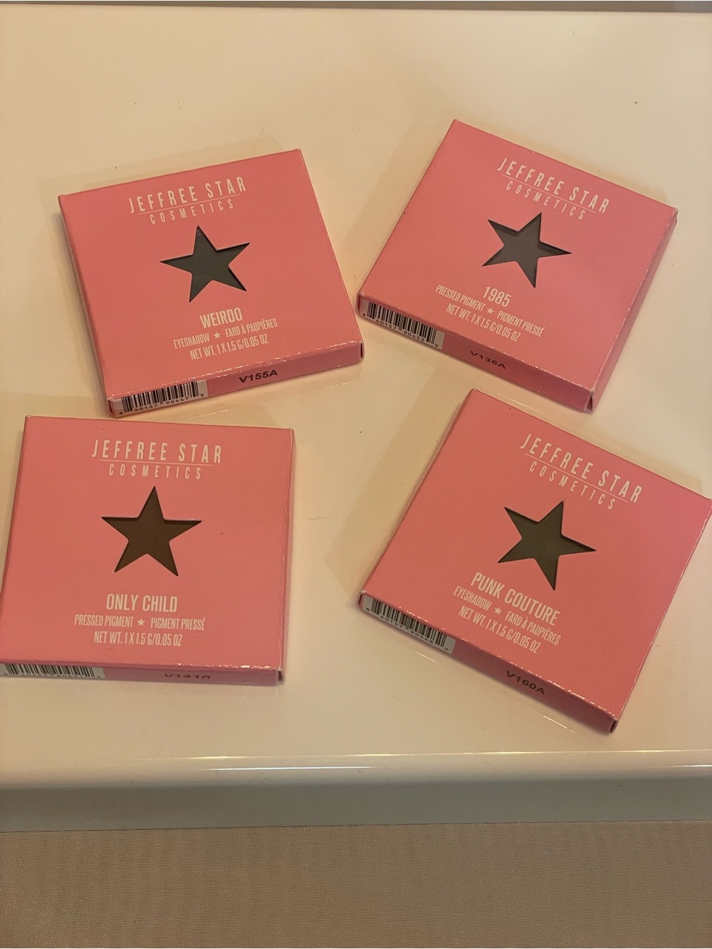 Jeffree Star Pink 'Weirdo' Eyeshadow Single Palette Bundle